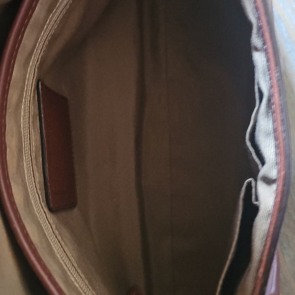 Coach Madison Pleated Leather Flap Bag 🤎💛 No#H0959-F13729 - Picture 8 of 10